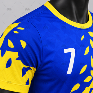 Camiseta de Fútbol Personalizada RUIWO para Hombre, 100% Poliéster, Transpirable, Cuello Redondo, Manga Corta, Uniforme de Fútbol de Verano, Impresión Digital Rápida - Product Image 5