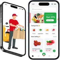 Desarrollo de Aplicaciones Móviles para Logística de Comestibles/Entrega a Domicilio para iOS y Android, Versión Empresarial Personalizada, Excelente Precio