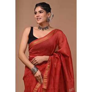 MAHESWARI SILK SHAWL SAREE - Product Image 1