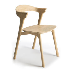 Silla de Comedor de Madera Hecha a Mano, Ecológica, con Asiento Tapizado, Muebles Modernos para Comedor, Hogar, Oficina, Apartamento, Dormitorio - Product Image 1