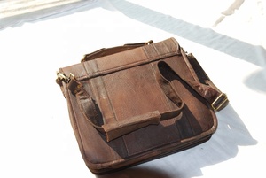 Bolso bandolera para ordenador portátil de cuero genuino 100% de alta calidad para hombre, maletín, cartera para tableta, siguiente libro, ordenador portátil y bolsa para documentos - Product Image 3