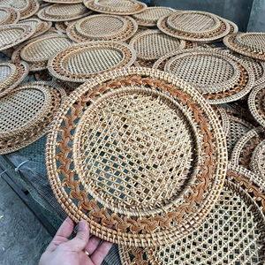 Salvamanteles de Mimbre Sostenible |   Tapete de Ratán Natural para Restaurante, Cafetería y Hotel - Product Image 1