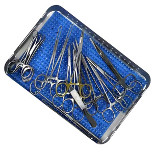 High Quality Stainless Steel Veterinary Dog <b>Cat</b> Spay Instruments Set with Surgical Tools and Sterilization Tray <b>Top</b> Manufacturer - Product Image 2