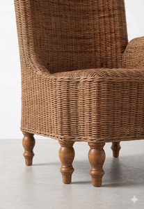 Muebles artesanales de mimbre, silla Natural con diseño único exclusivo minimalista - Product Image 5