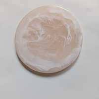 Nouveau dessous-de-plat rond classique beige en bois et marbre de 4 pouces, couleur personnalisable, accessoire de cuisine en stock