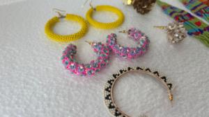 Pendientes de Lentejuelas con Cuentas, Pendientes Hechos a Mano, Joyería de Moda para Mujer, Accesorios para Fiestas - Product Image 4