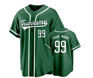 Maillots de baseball personnalisés de qualité supérieure 100% polyester à séchage rapide imprimés par sublimation pour les équipes, clubs et équipes sportives en gros - Product Image 6