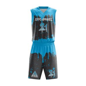 Conjuntos de Uniformes de Baloncesto para Niñas, Últimos Modelos al por Mayor, Uniformes de Baloncesto Personalizados Cómodos, Ropa de Baloncesto Personalizada - Product Image 6