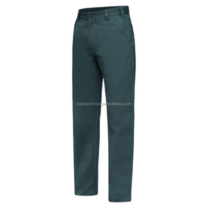 Pantalon de travail en sergé de coton respirant et robuste pour homme, uniforme personnalisé, anti-odeur, anti-bactérien, pour la construction et l'industrie - Product Image 1
