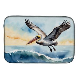 Pelican Soaring 14 \ "X 21 \" Estera de secado de platos de encimera Almohadilla de escurridor de encimera de cocina absorbente multicolor - Product Image 1