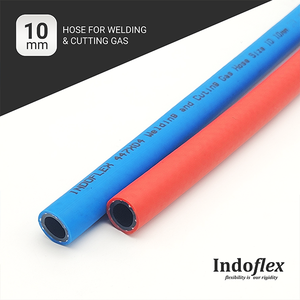 Tuyau de soudage en caoutchouc renforcé Ascent India pour gaz GPL et oxygène haute température, 10 mm ID x 16 mm OD - Product Image 1