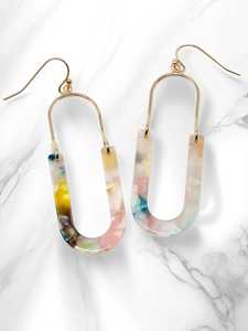 Novedad de Primavera: Joyería Exagerada de Resina de Colores Estilo Bohemio Europeo y Americano, Artesanía de Resina - Product Image 2