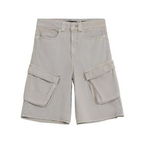 Pantalones Cortos Cargo para Hombre, 100% Algodón, Cintura Media, Estilo Casual, Secado Rápido, Transpirables, Cierre de Botones, Diseño Liso, Servicio OEM - Product Image 1