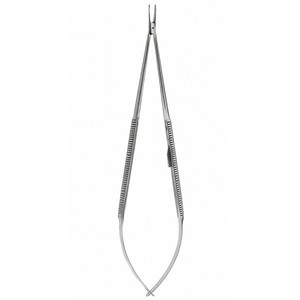 Portaagujas de microagujas Delicate Touch, mandíbulas extrafinas, mango redondo, recto o curvo, instrumento quirúrgico ZETOMEDPRO - Product Image 6