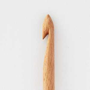 เข็มโครเชต์ไม้ HASAN CRAFT ดีไซน์เรียบง่ายตามหลักสรีรศาสตร์ ขอบเรียบเนียน เป็นมิตรต่อสิ่งแวดล้อม เหมาะสำหรับงานเย็บมือ - Product Image 2