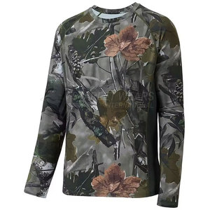 T-shirts de chasse respirants camouflage pour l'été, chemises de randonnée pour hommes, femmes et enfants, hauts décontractés à manches longues style streetwear - Product Image 5