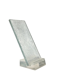 Verre feuilleté moderne transparent à motif croisé pour escaliers industriels, projets architecturaux résidentiels et murs-rideaux de salle de bain - Product Image 5