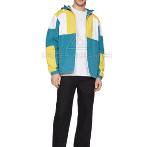 เสื้อแจ็คเก็ตกันน้ำสำหรับผู้ชาย ผลิตจากโพลีเอสเตอร์ 100% ดีไซน์ใหม่ ขายส่ง รับออกแบบโลโก้ เสื้อแจ็คเก็ตกันลมสำหรับผู้ชาย - Product Image 4