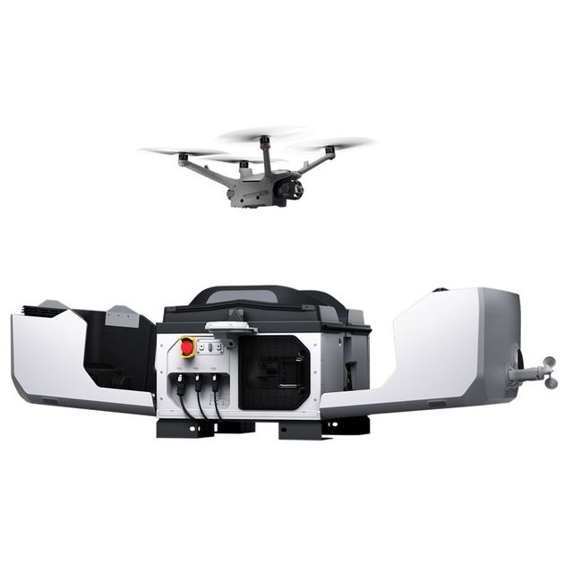 Oversea Version Dock 3 Plastic Drone Dock Integrated Environmental Monitoring System Flexible Deployment IP56 Rated Max Altitude