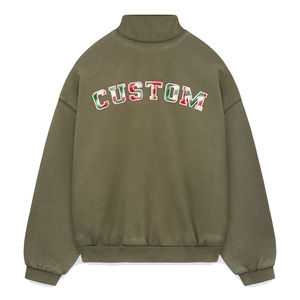 Sudaderas con Cuello Alto Bordadas con Estampado Temático Navideño Personalizado, Sudaderas de Lujo Discreto para Hombre y Mujer - Product Image 1