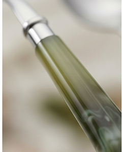 Juego de Cubiertos Vintage con Mango de Resina, Cubertería de Acero Inoxidable, Vajilla para Bodas, Apto para Lavavajillas, 7 Piezas - Product Image 3
