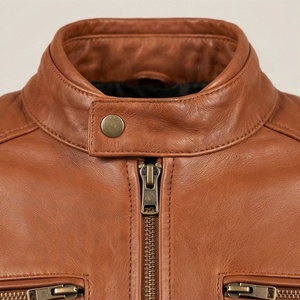 Veste de moto en cuir véritable pour homme de qualité supérieure, nouvelle arrivée, vestes de moto d'hiver, protections amovibles, personnalisables - Product Image 4