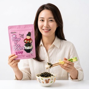Hojuelas de Algas Marinas Nori King of Kim, Alga Coreana Seca y Sazonada para Sushi, Combinación Creativa para Cocinar, Nutritiva Cocina Coreana - Product Image 1