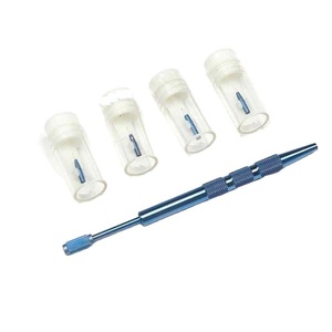 Cuchilla de titanio para trasplante capilar FUE, cuchillo manual para implante de cabello, promoción de punzón FUE, cuchillo de trasplante de zafiro para cabello - Product Image 4