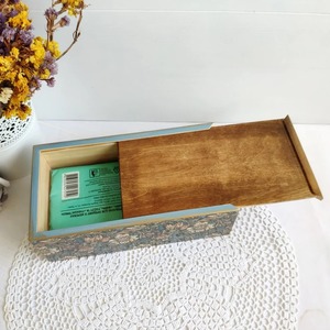 Boîte à mouchoirs en bois personnalisée avec impression émaillée écologique, nouvelle conception pour restaurant - Product Image 3
