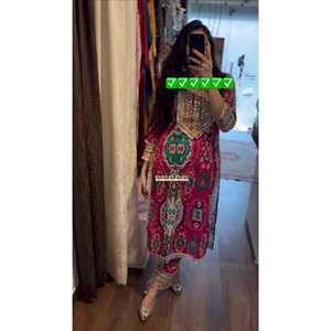 Conjunto de Top y Pantalón Estampado Maslin 2XL para Fiestas, Ideal para tu Próxima Celebración - Product Image 6