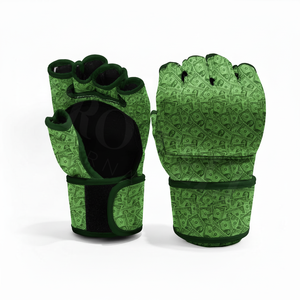 Guantes de Kickboxing de Cuero Genuino, Color Liso, para Artes Marciales, Entrenamiento de Fuerza, Gimnasio, Levantamiento de Pesas - Product Image 2