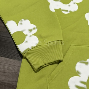 Sudadera con capucha extragrande de invierno para hombre, estilo denim rasgado, ecológica, de primera calidad, la más vendida, de alta calidad. - Product Image 6