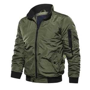 Veste bomber en polyester de haute qualité pour homme, fine, décontractée, coupe-vent, respirante, veste de moto, streetwear - Product Image 1