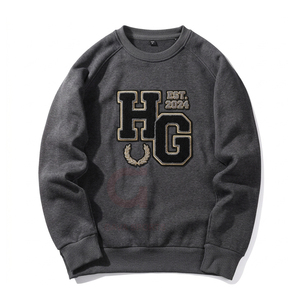 Sweat-shirt de haute qualité pour femmes et hommes, en coton French Terry épais, style streetwear, avec logo personnalisé. - Product Image 4