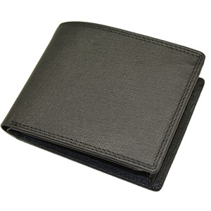 Portefeuille Homme en Cuir Véritable Saffiano à Trois Volets, Fermeture Ouverte, Anti-RFID, Porte-Cartes de Crédit Tendance avec Fenêtre d'Identité - Product Image 6