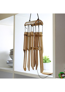 Artisan Bamboo <b>Wind</b> <b>Chime</b> Decorative Hanging Craft for Home Garden Resort Hotel Spa Decoration and Gift Collection Eco Friendly - Product Image 1