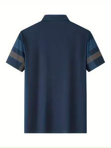 เสื้อโปโลผู้ชายแบบสั่งทำพิเศษ ผ้าฝ้าย ทรงเข้ารูป ระบายอากาศ แห้งเร็ว แขนสั้น ขายส่ง มีไซส์ใหญ่ - Product Image 2