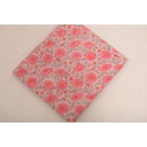 Soft Cotton Block Print Fabric Handmade Printed Material <b>for</b> Sewing Apparel Quilts Home Decor and Craft Projects - Product Image 2