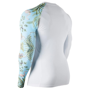 OEM Men Long Sleeve Rash Guard <b>Compression</b> <b>Shirt</b> Graphic Print UV Protection Bulk Supplier Factory Price - Product Image 6