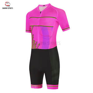 Traje de Triatlón sin Mangas, Personalizado, Transpirable, Ligero, Antibacterial, de Secado Rápido, Ecológico, Compresivo, para Ciclismo y Deportes - Product Image 1