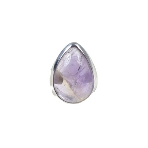 925 Sterling Silver Rose Gold Plated Fancy Natural Stone Pear Cut Claw Setting Trendy <b>Ring</b> for Men's Fashion Gift - Product Image 1