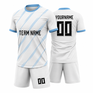 Custom Team <b>Soccer</b> Uniform Jersey and Shorts Sublimation Lightweight Football Kit Personalized Club Sportswear Supplier - Product Image 1