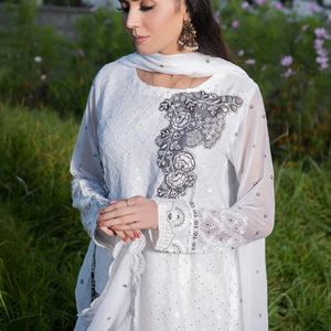 Vêtements décontractés pakistanais, ensemble 3 pièces, dupatta imprimé numérique pour femmes, qualité supérieure, personnalisé - Product Image 3
