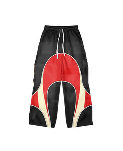 Chándal 100% nailon de 2 piezas, pantalón y chaqueta con cuello, logotipo DTF, paneles de malla interiores, chándal cortavientos para hombre. - Product Image 3