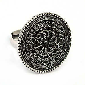 Beautiful Floral Design Women <b>Ring</b> Available In 925 Sterling Silver Pretty Adjustable Bohemian Jewelry At Reasonable Price - Product Image 1
