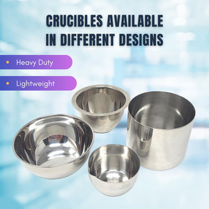 Crisol de Acero Inoxidable FENTEX de 400 ml, Vaso de Laboratorio Multifuncional, Taza de Laboratorio con Fondo Plano, Autoclavable, ODM OEM - Product Image 6