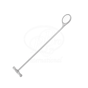 Espejo Dental Equino Redondo de Acero Inoxidable con Mango en T, 18.5 Pulgadas de Diámetro, 40 mm, Herramienta Veterinaria para Examen Dental Equino - Product Image 4