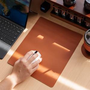Genuine Leather <b>Mouse</b> Pad Desk <b>Mat</b> Non Slip Base Office Gaming Mousepad Smooth Surface Durable Heavy Pad LMP-0066 - Product Image 5