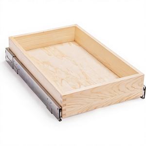 Wooden Kitchen Drawer Organizer <b>Insert</b> with Modern Design with Contemporary Design and Easy Installation - Product Image 1