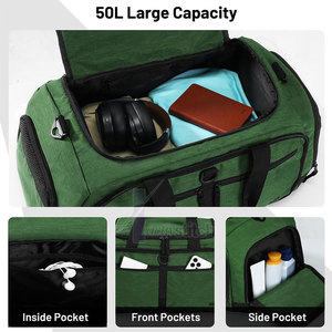 Bolsas de Gimnasio Portátiles de Gran Capacidad y Material Duradero con Forro de Poliéster para Uso Unisex - ¡Oferta! - Product Image 2